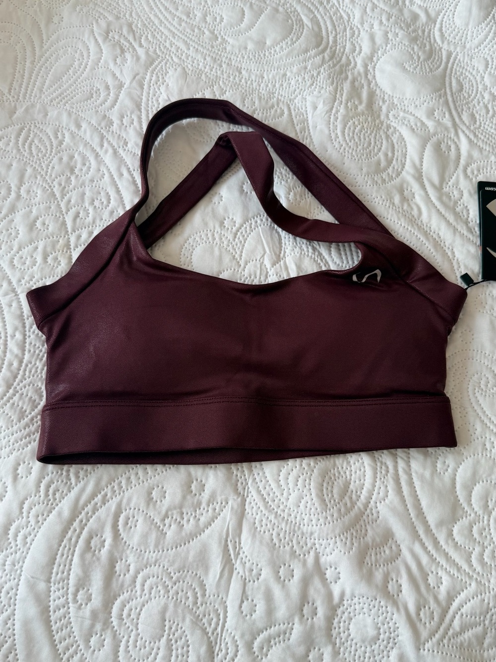 Women’s Seamless Sports Bra and leggings set - Burgundy